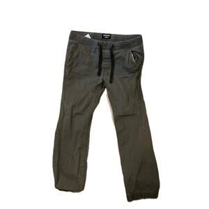 Levi Denizen Gray Green Khaki Modern Chino Joggers Mens L